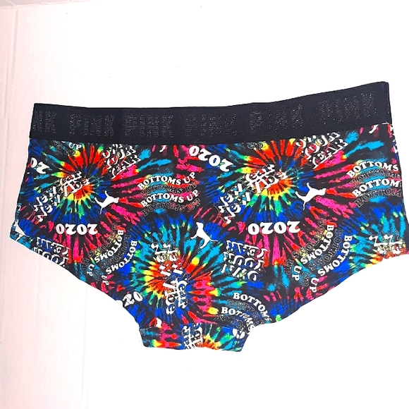 NWT VICTORIA'S SECRET PINK Tie Dye 2020 Boyshorts - Picture 2 of 9